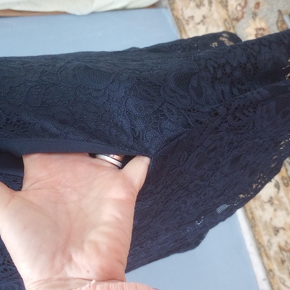 Speechless, NWT, Navy Lace Beautiful Dress, Lg - Picture 2 of 7
